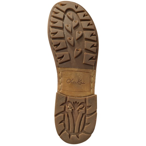 OluKai Holo Lio II Black Leather Side Zip Tall Boots US 8.5 EUR 38.5 - Picture 9 of 12